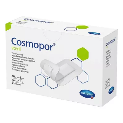 COSMOPOR steriili haavasidos 6x10 cm, 25 kpl