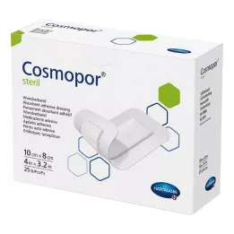 COSMOPOR steriili haavasidos 8x10 cm, 25 kpl