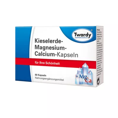 KIESELERDE MAGNESIUM Kalsiumkapselit, 60 kapselia
