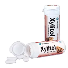 MIRADENT Ksylitolipurukumi Kaneli, 30 kpl