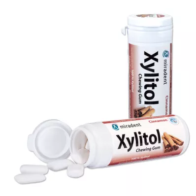 MIRADENT Ksylitolipurukumi Kaneli, 30 kpl MIRADENT Ksylitolipurukumi Kaneli, 30 kpl