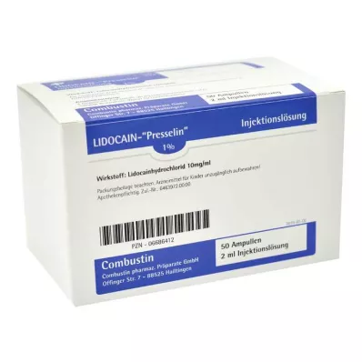 LIDOCAIN PRESSELIN 1-prosenttinen injektioneste, liuos, 100X2 ml