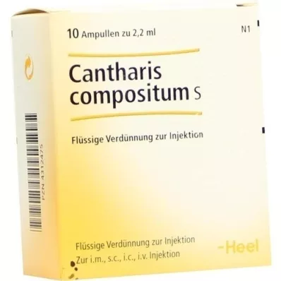 CANTHARIS COMPOSITUM S Ampullit, 10 kpl