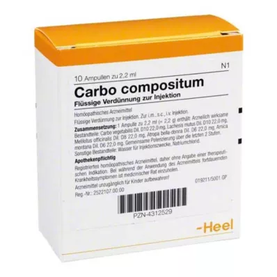 CARBO COMPOSITUM Ampullit, 10 kpl