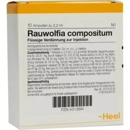 RAUWOLFIA COMPOSITUM Ampullit, 10 kpl