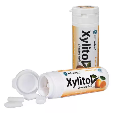 MIRADENT Ksylitolipurukumi hedelmä, 30 kpl