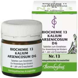 BIOCHEMIE 13 Kalium arsenicosum D 6 tablettia, 80 kpl