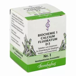 BIOCHEMIE 1 Calcium fluoratum D 3 tablettia, 80 kpl