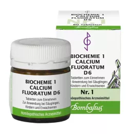 BIOCHEMIE 1 Calcium fluoratum D 6 tablettia, 80 kpl