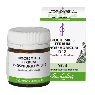 BIOCHEMIE 3 Ferrum phosphoricum D 12 tablettia, 80 kpl