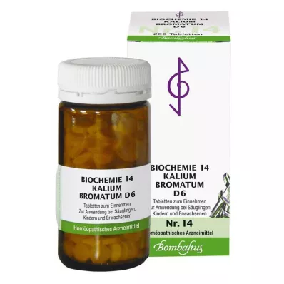 BIOCHEMIE 14 Kalium bromatum D 6 tablettia, 200 kappaletta