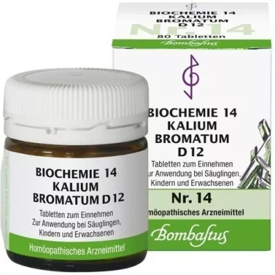 BIOCHEMIE 14 Kalium bromatum D 12 tablettia, 80 kpl