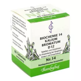BIOCHEMIE 14 Kalium bromatum D 12 tablettia, 80 kpl