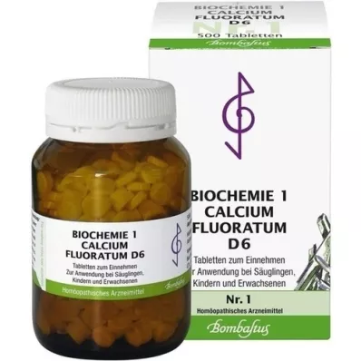 BIOCHEMIE 1 Calcium fluoratum D 6 tablettia, 500 kpl