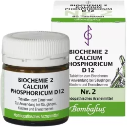 BIOCHEMIE 2 Kalsiumfosforicum D 12 tablettia, 80 kpl