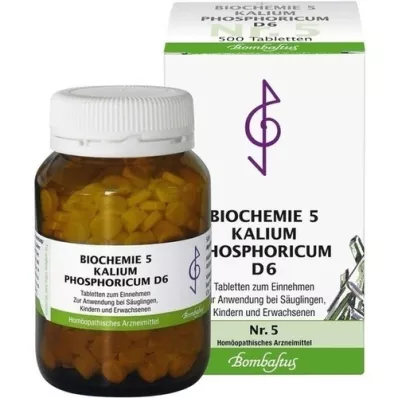 BIOCHEMIE 5 Kalium phosphoricum D 6 tablettia, 500 kpl