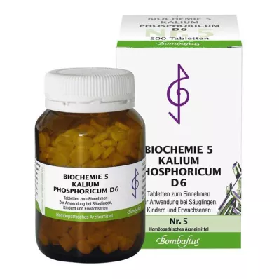 BIOCHEMIE 5 Kalium phosphoricum D 6 tablettia, 500 kpl
