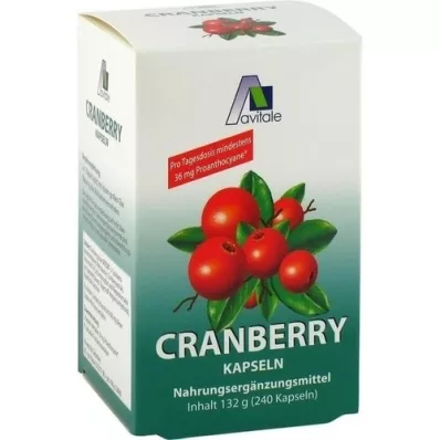 CRANBERRY KAPSELN 400 mg, 240 kpl