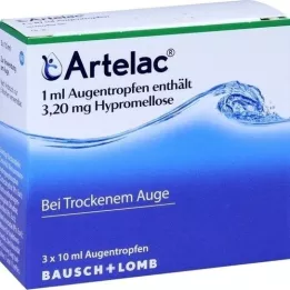 ARTELAC Silmätipat, 3X10 ml