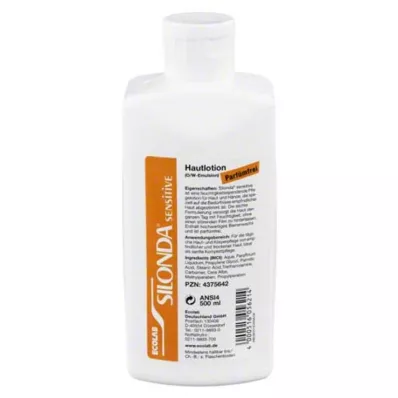 SILONDA Sensitive Skin Care -hoitovoiteen annostelupullo, 500 ml SILONDA Sensitive Skin Care -hoitovoiteen annostelupullo, 500 ml