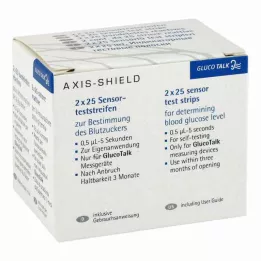 GLUCO TALK BZ-Liuskat Testiliuskat, 2X25 kpl