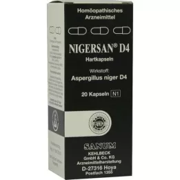 NIGERSAN D 4 kapselia, 20 kapselia