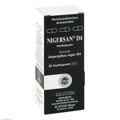 NIGERSAN D 4 kapselia, 20 kapselia NIGERSAN D 4 kapselia, 20 kapselia