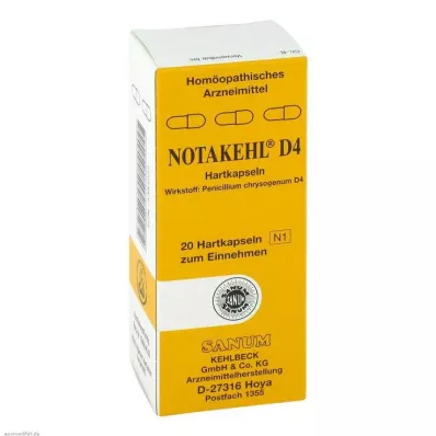 NOTAKEHL D 4 kapselia, 20 kapselia