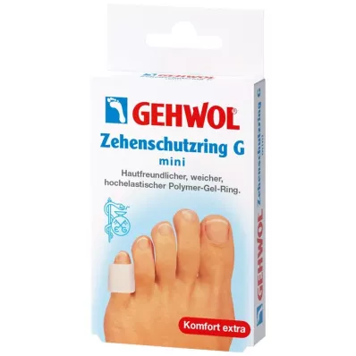 GEHWOL Polymeerigeelinen varvassuojarengas G mini, 2 kpl