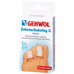 GEHWOL Polymeerigeelinen varvassuojarengas G pieni, 2 kpl