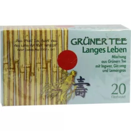 GRÜNER TEE+Inkivääri+Ginseng-suodatinpusseja, 20 kpl