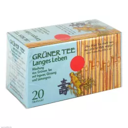 GRÜNER TEE+Inkivääri+Ginseng-suodatinpusseja, 20 kpl