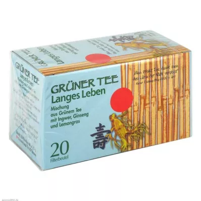GRÜNER TEE+Inkivääri+Ginseng-suodatinpusseja, 20 kpl GRÜNER TEE+Inkivääri+Ginseng-suodatinpusseja, 20 kpl