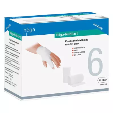 HÖGA-MUBILAST Kiinnitysside 6 cmx4, sellofaania, 1 kpl