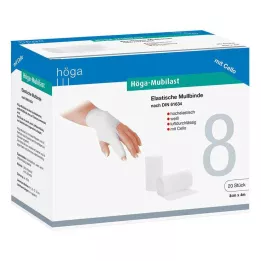 HÖGA-MUBILAST Kiinnitysside 8 cmx4, sellofaani, 1 kpl