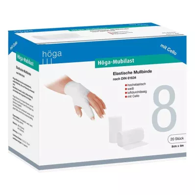 HÖGA-MUBILAST Kiinnitysside 8 cmx4, sellofaani, 1 kpl