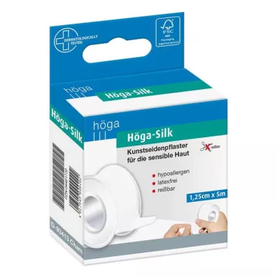HÖGA-SILK Kipsi 1,25 cmx5 m, 1 kpl