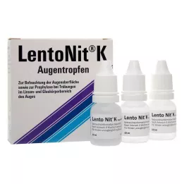 LENTO NIT K Silmätipat, 3X10 ml