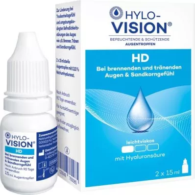 HYLO-VISION HD Silmätipat, 2X15 ml