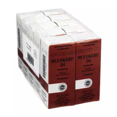 MUCOKEHL Kapselit D 4, 10X20 kpl