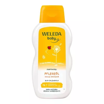 WELEDA Kehäkukan hoitoöljy hajusteeton, 200 ml