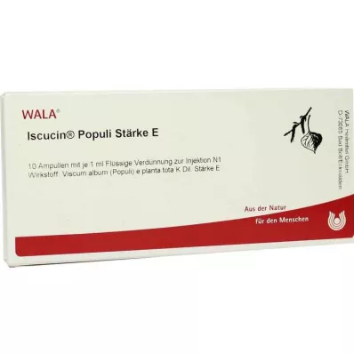 ISCUCIN populi Vahvuus E Ampullit, 10X1 ml ISCUCIN populi Vahvuus E Ampullit, 10X1 ml