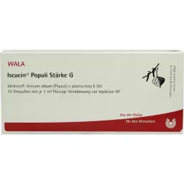 ISCUCIN populi Vahvuus G Ampullit, 10X1 ml