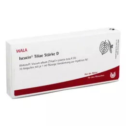 ISCUCIN tiliae Vahvuus D Ampullit, 10X1 ml