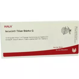 ISCUCIN tiliae-tärkkelys G-ampullit, 10X1 ml