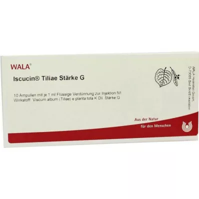 ISCUCIN tiliae-tärkkelys G-ampullit, 10X1 ml ISCUCIN tiliae-tärkkelys G-ampullit, 10X1 ml