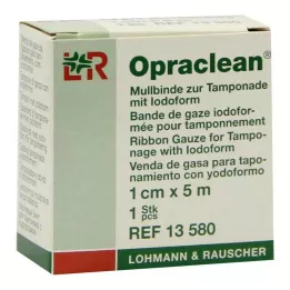 OPRACLEAN Jodoformia sisältävä sideharsoside tamponia varten 1 cm x 5 m, 1 kpl