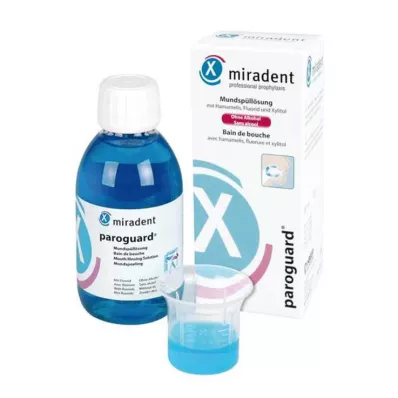 MIRADENT Suun huuhteluvesi paroguard CHX 0,20 %, 200 ml MIRADENT Suun huuhteluvesi paroguard CHX 0,20 %, 200 ml