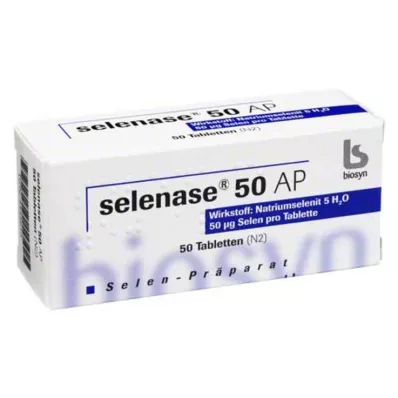 SELENASE 50 AP tablettia, 50 kpl SELENASE 50 AP tablettia, 50 kpl