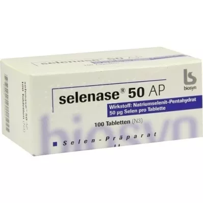 SELENASE 50 AP tablettia, 100 kpl